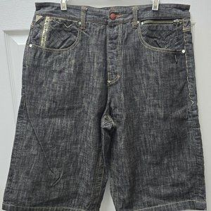 Parish Black Button Fly Short 36